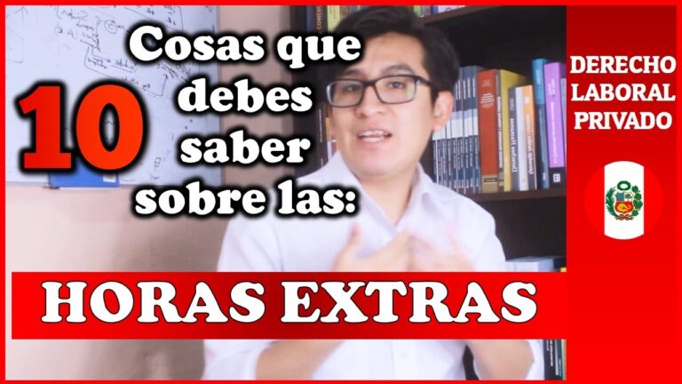 a partir de cuántos minutos se considera hora extra