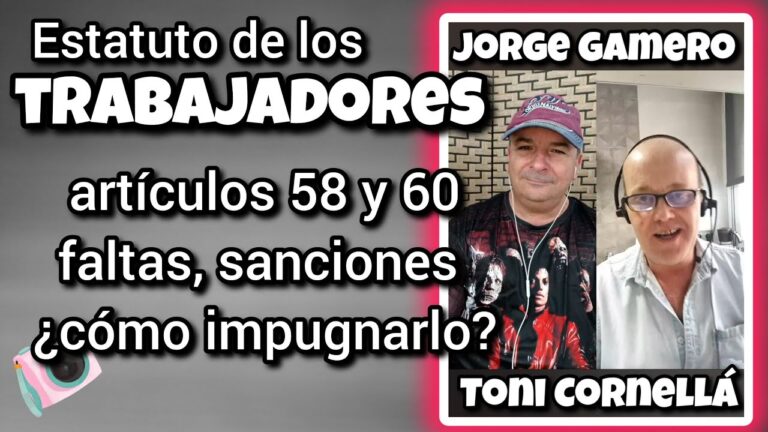 artículo 58.1 del estatuto de los trabajadores