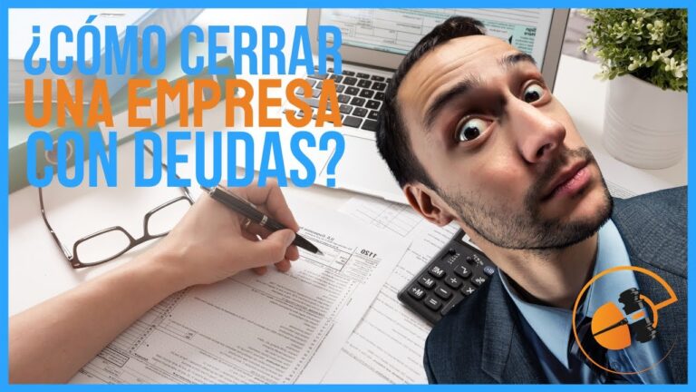 cerrar una empresa con deudas