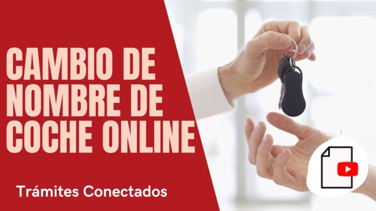 como hacer cambio de nombre coche