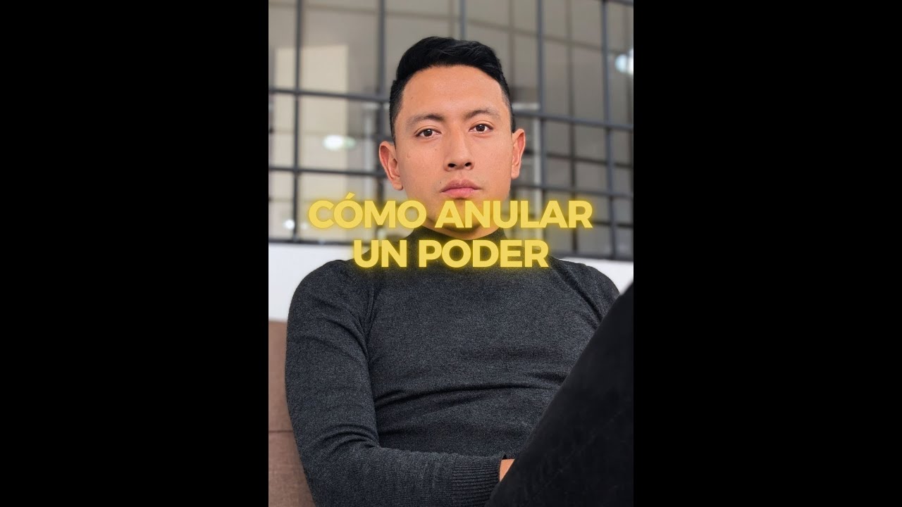como revocar un poder notarial