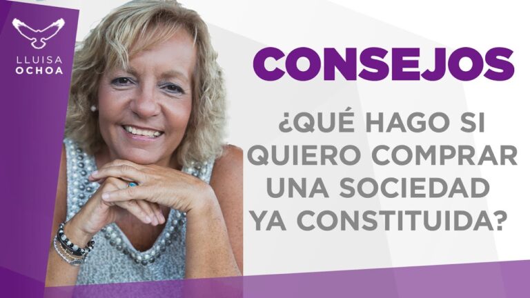 comprar una sociedad limitada ya constituida