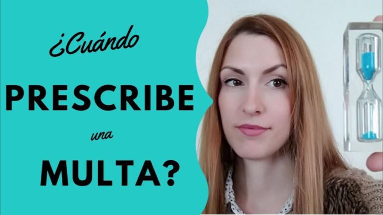cuando prescribe una multa administrativa