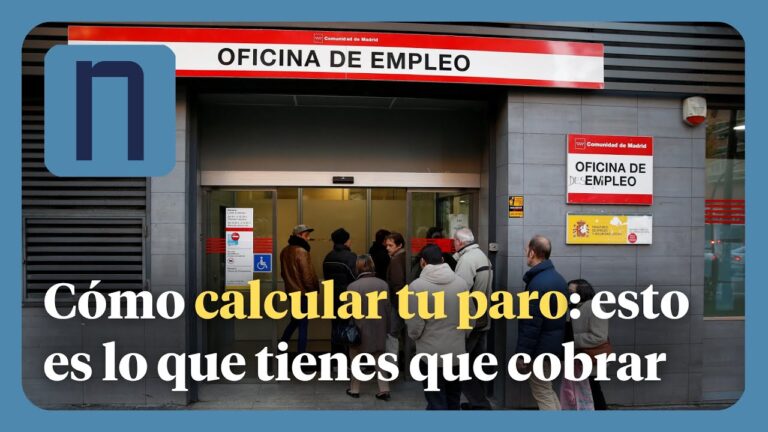 cuanto se cobra de paro?