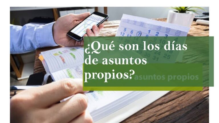 cuantos dias personales tiene un trabajador