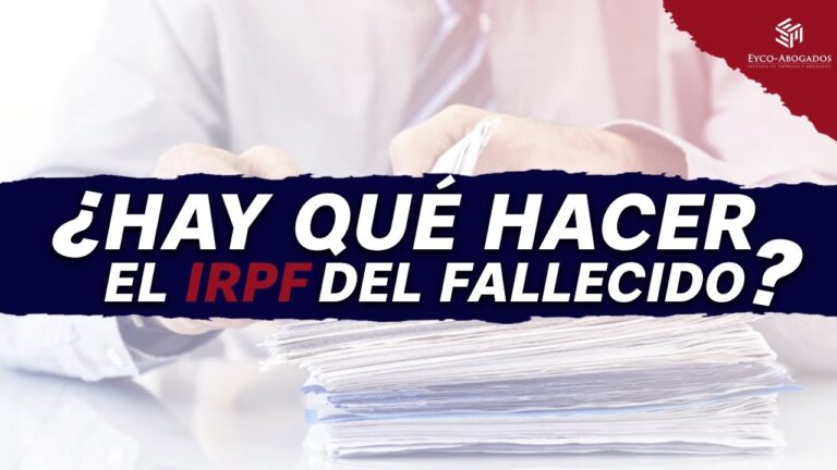 declaracion renta de un fallecido