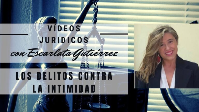 delito contra la intimidad codigo penal