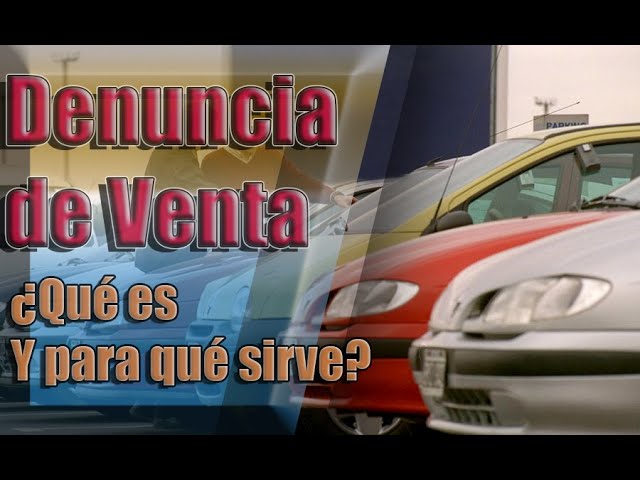 denuncia al comprador de un coche por no transferir