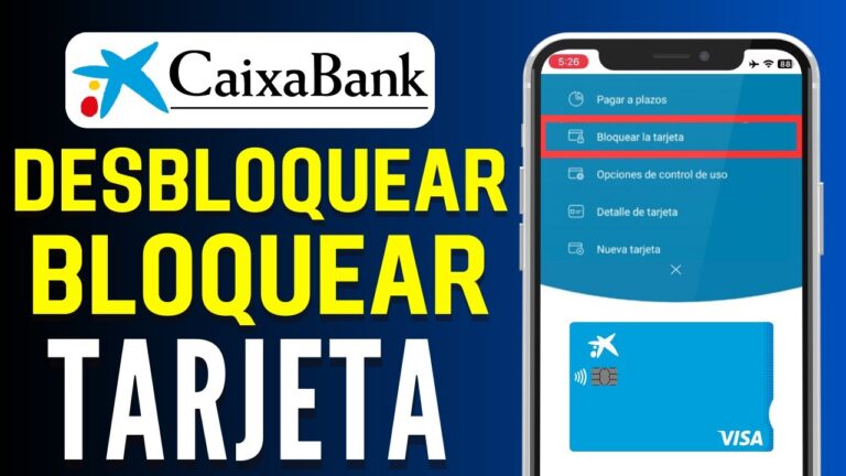 desbloquear tarjeta caixabank bloqueada temporalmente