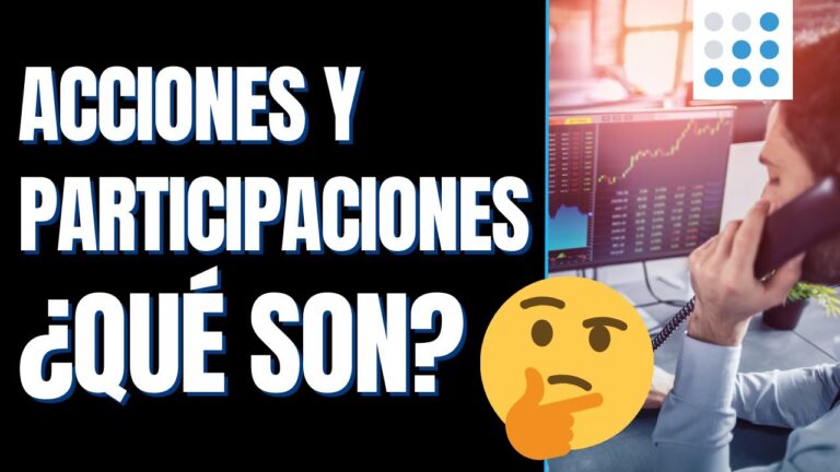diferencia entre acciones y participaciones