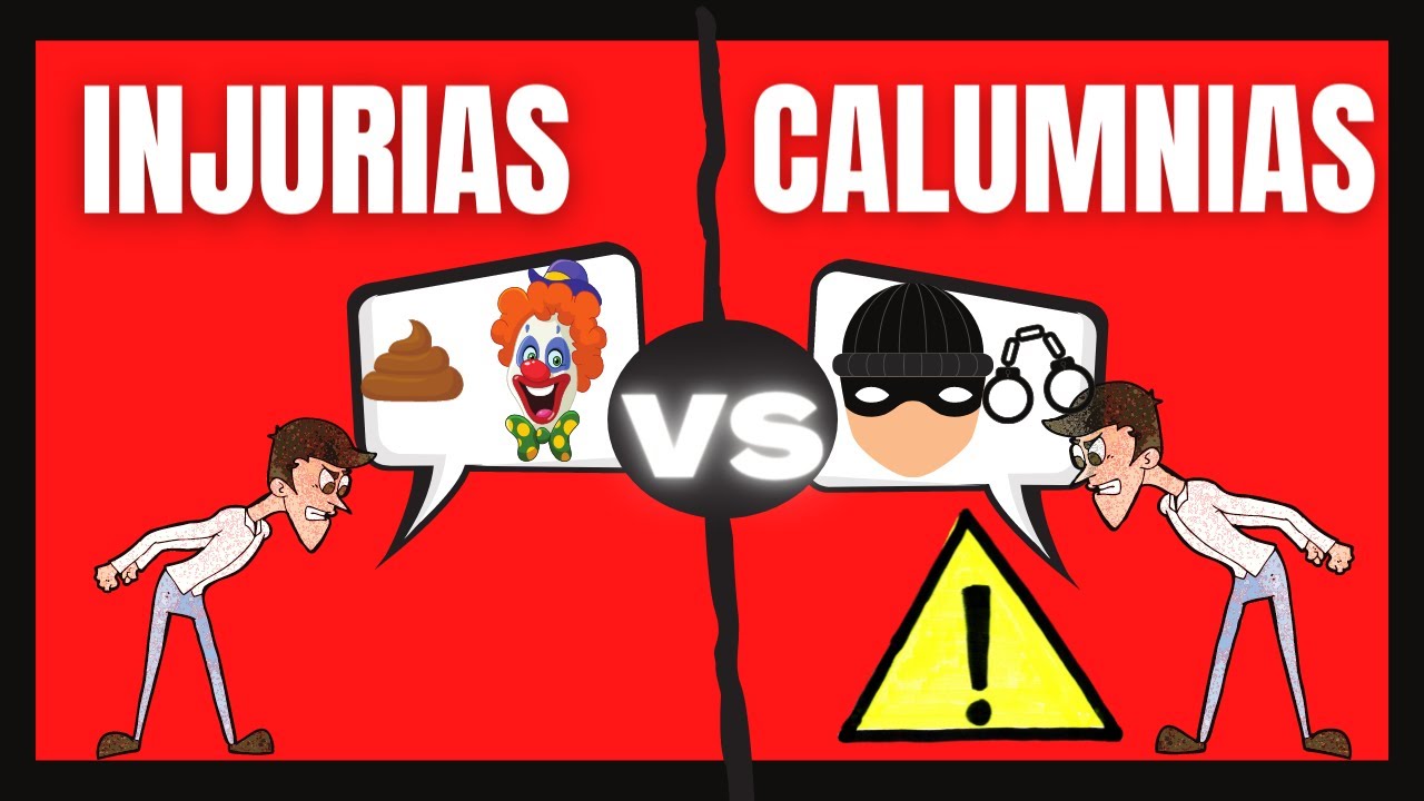diferencia entre injuria y calumnia
