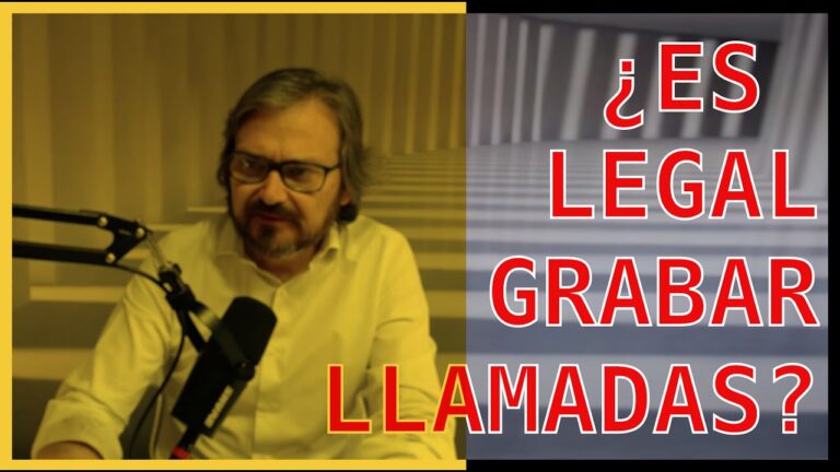 es legal grabar una llamada