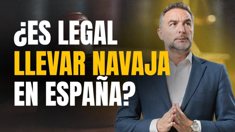 es legal llevar una navaja