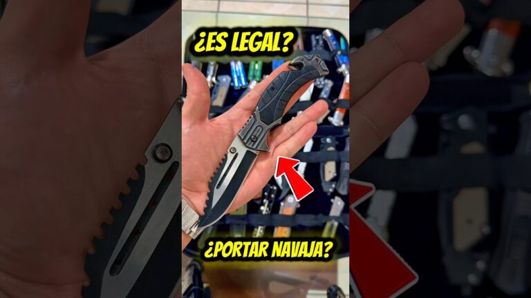 es legal llevar una navaja en la mochila