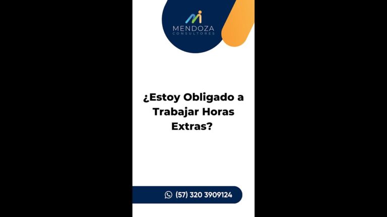 es obligatorio hacer horas extras