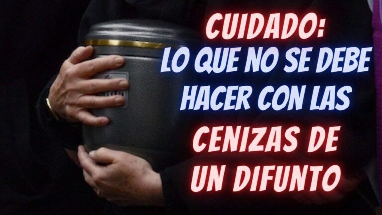 es obligatorio recoger las cenizas del crematorio