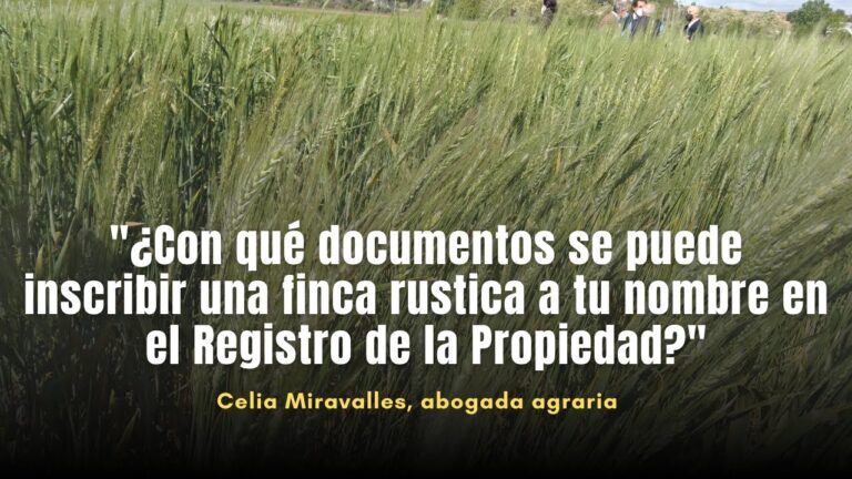 finca no inscrita en el registro de la propiedad