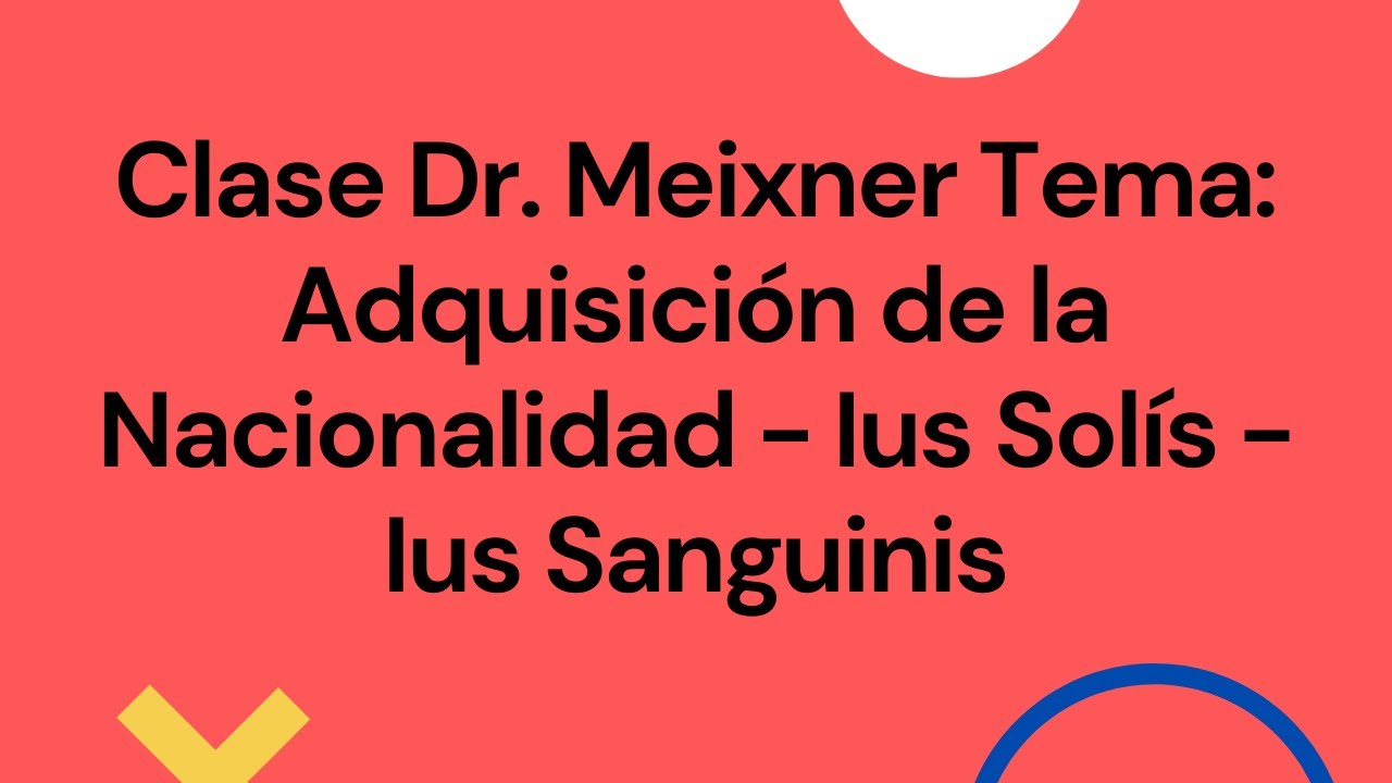 ius solis o ius sanguinis españa