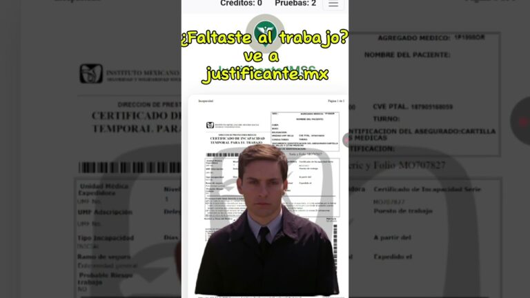 justificante de urgencias para el trabajo
