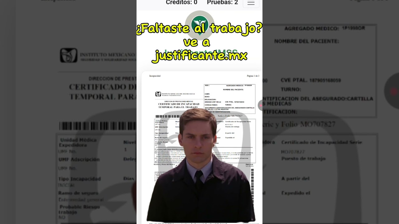 justificante de urgencias para el trabajo