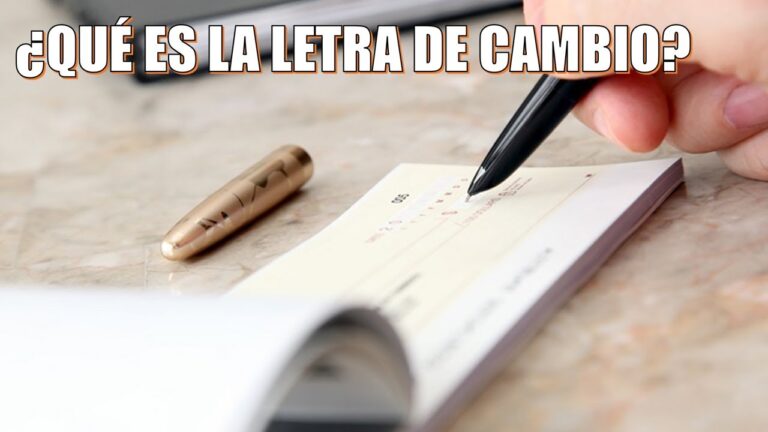 letra de cambio que es