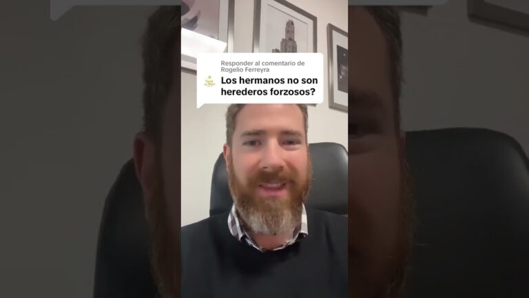los hermanos son herederos forzosos