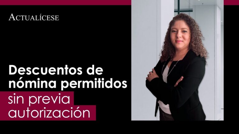 me pueden descontar de mi sueldo sin autorización