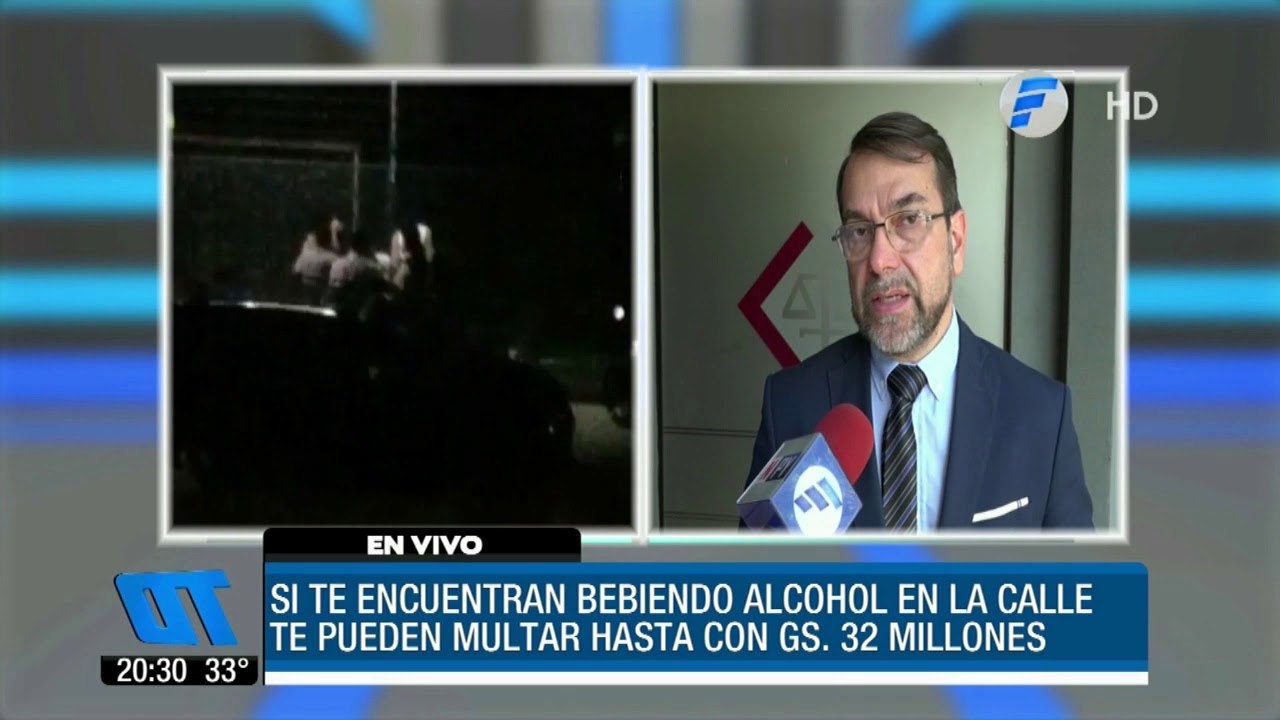 multa por beber en via publica