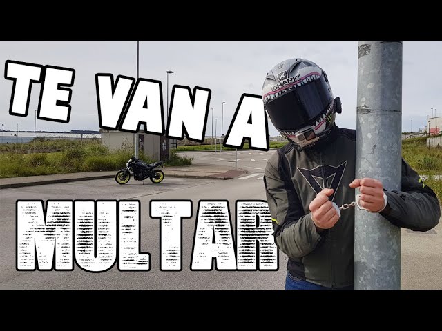 multa por conducir moto sin carnet