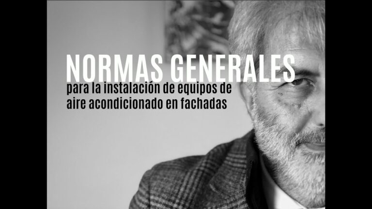 normativa aire acondicionado en fachadas