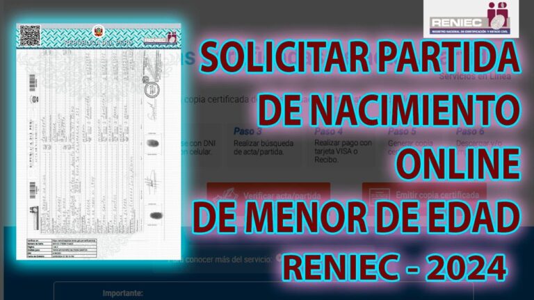 partida de nacimiento de mi hijo