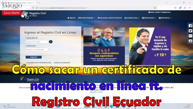 que es el certificado de nacimiento
