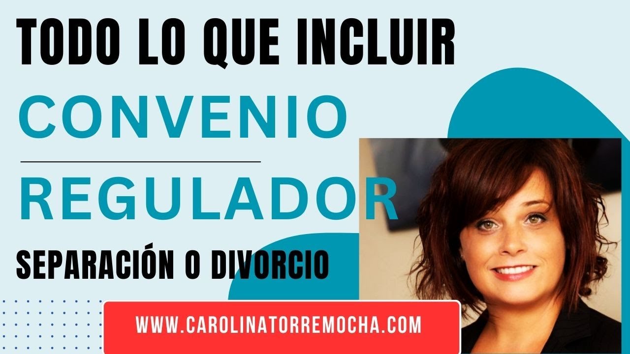 qué es el convenio regulador
