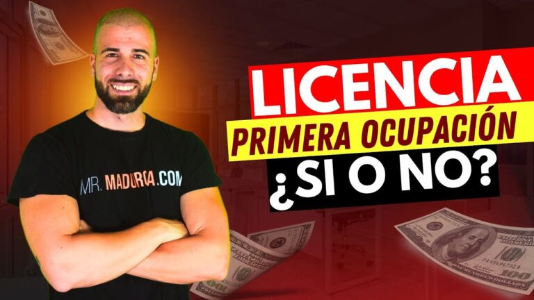 que es la licencia de primera ocupación