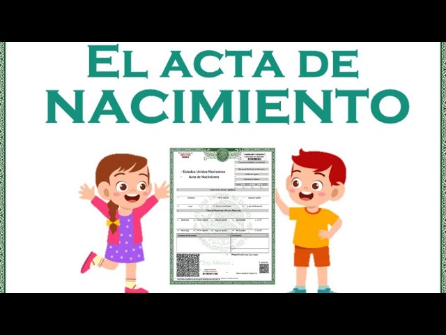 que es la partida de nacimiento