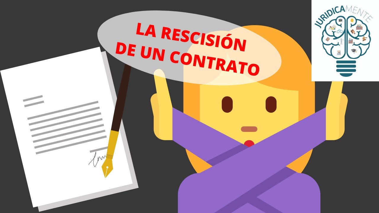 que es rescisión de contrato