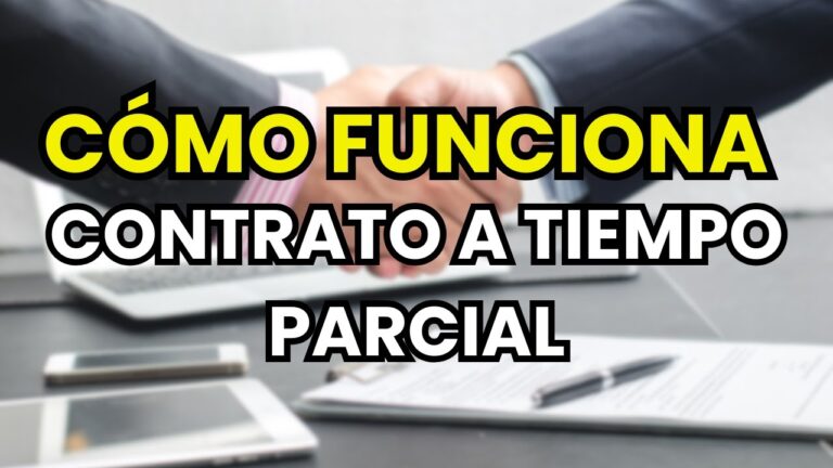 que es tiempo parcial en un trabajo