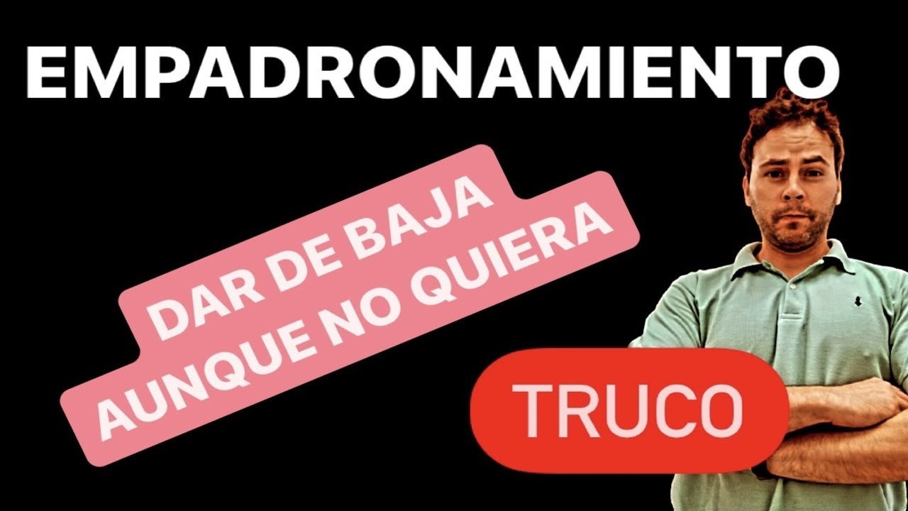 que pasa si no estoy empadronado