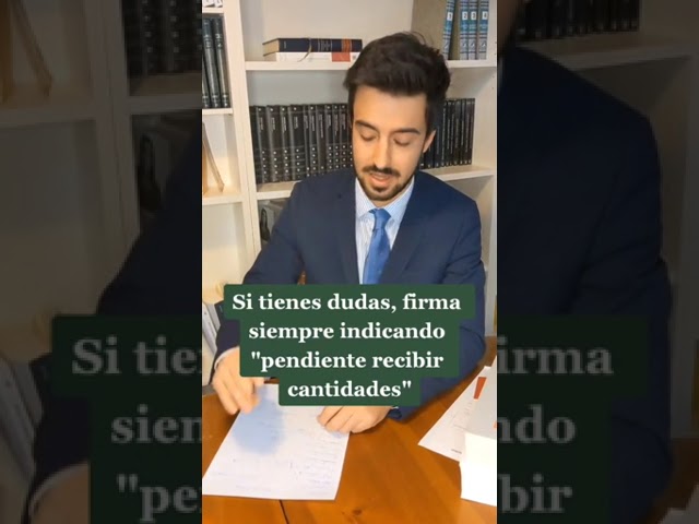 que pasa si no firmas el finiquito