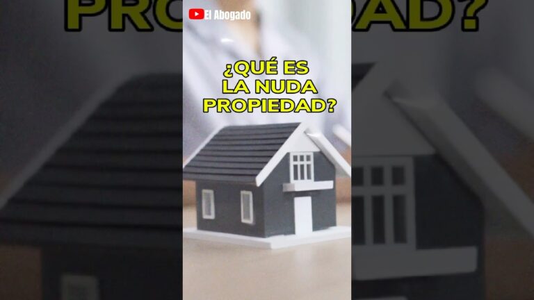 qué quiere decir nuda propiedad