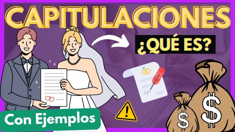 que son las capitulaciones matrimoniales