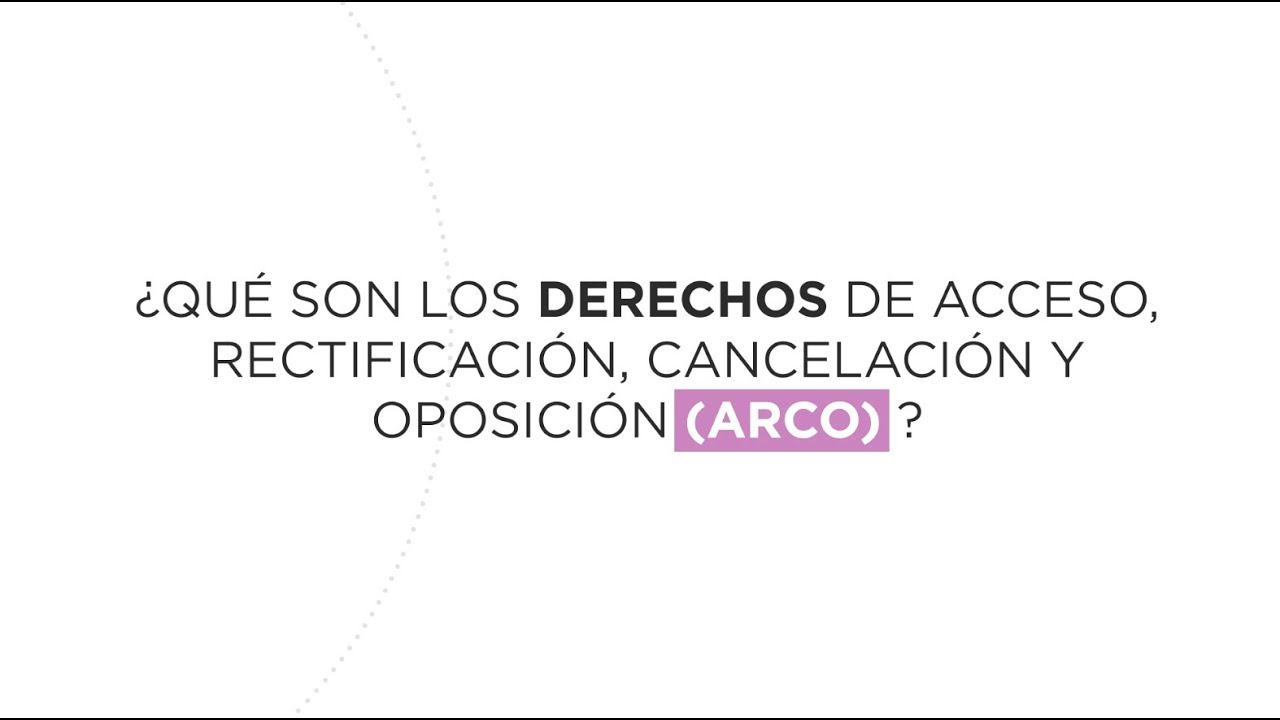 que son los derechos arco
