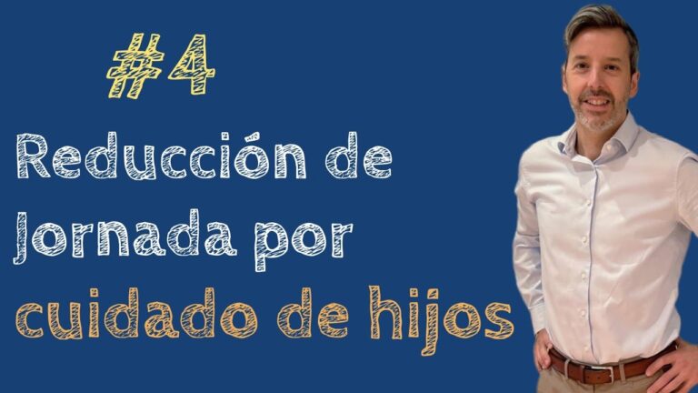 reducción de jornada por conciliación familiar
