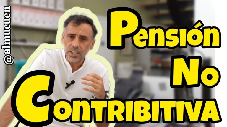 requisitos para cobrar una pensión no contributiva