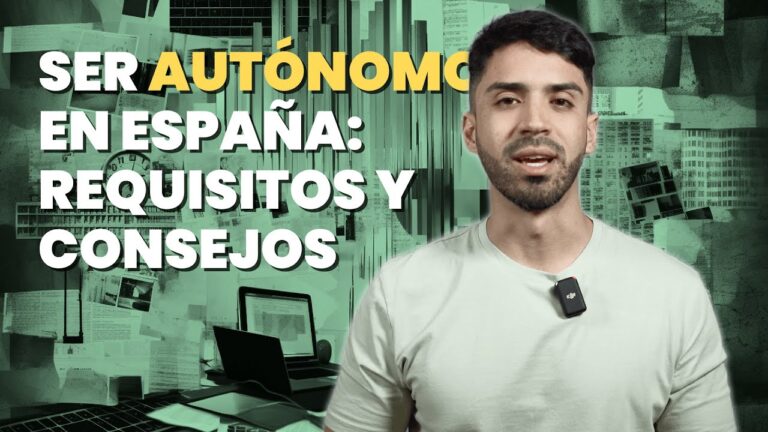requisitos para ser autónomo con nie