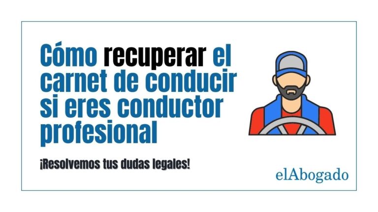 retirada de carnet a conductores profesionales