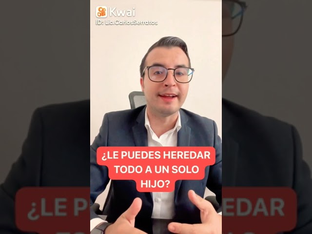 se puede dejar herencia en vida a un solo hijo