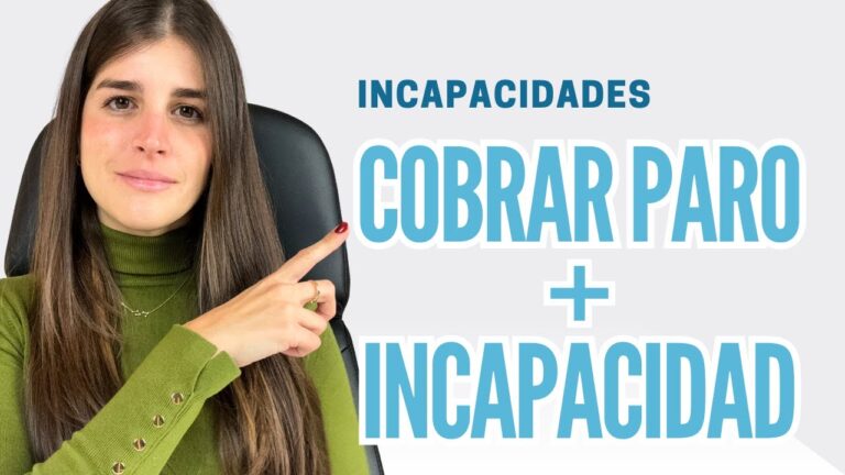 si te dan una incapacidad pierdes el paro