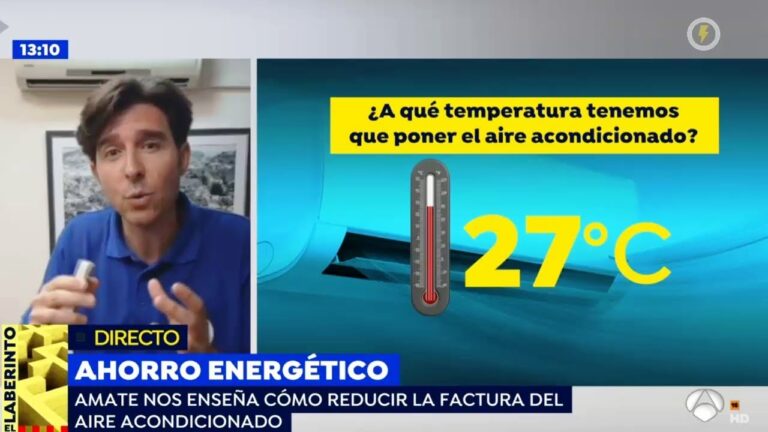 temperatura aire acondicionado por ley
